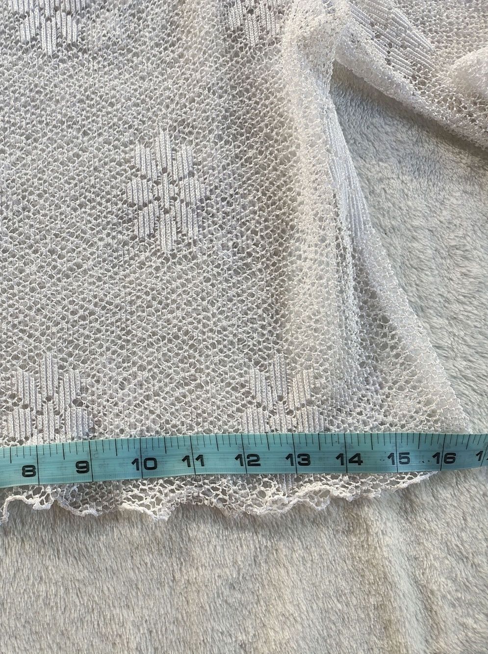 Wild Cat Sheer Crochet Knit Long Sleeve Top - White - Picture 5 of 8